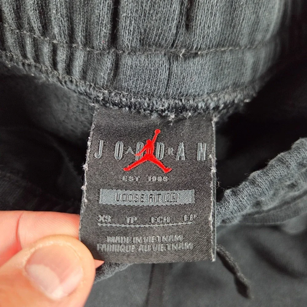 Jordan Pants‎ Mens XS Black Jumpman Classic Fleece Sweats Sweatpants Basketball
